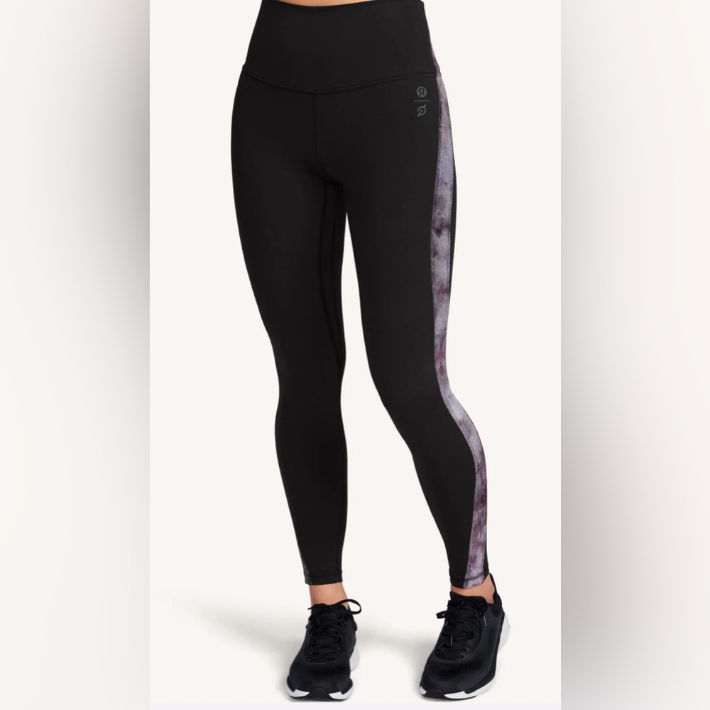 Lululemon X Peloton Black Align Velour High-Rise Pant 28"
